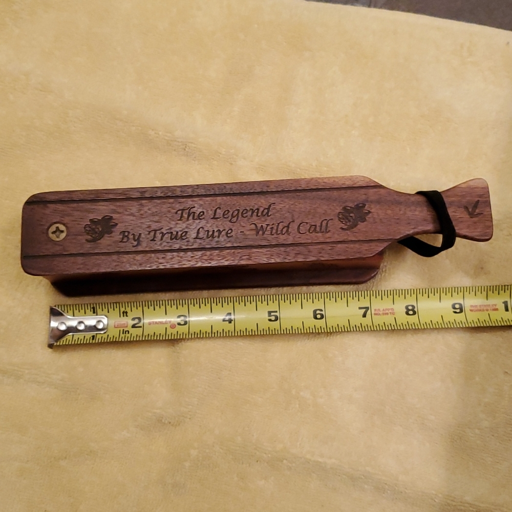 Hand made, signed, The Legend By True Lure - Wild Call Stamped #14 05-16-2008